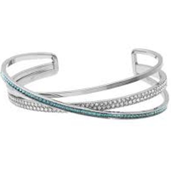 Swarovski Brilliant Crystal Cuff Bracelet 5290178 BNIB Super Holiday Gift - Picture 1 of 4